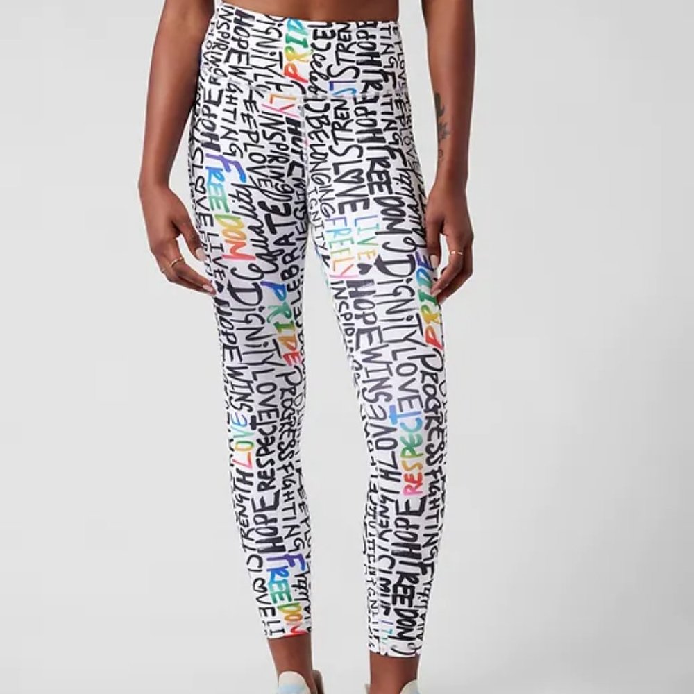NWT Athleta Printed Tights